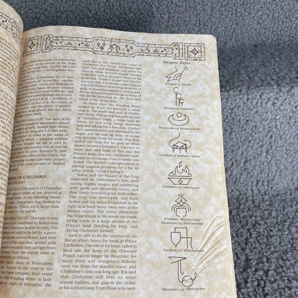 AD&D Forgotten Realms Cyclopedia of‎ the Realms TSR